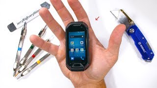 世界最小、最高レベルのタフさを備えた4Gスマートフォン「ATOM」