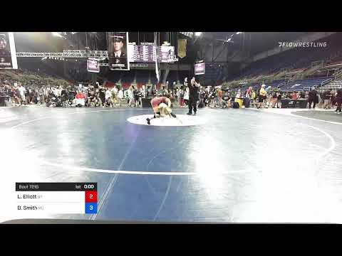 112 Lbs Round Of 64 - Leela Elliott, New York Vs Delanie Smith, Missouri A374