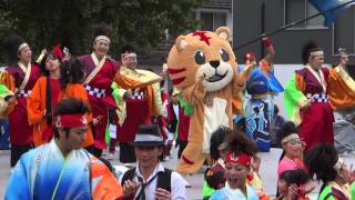 preview picture of video '2014東村山どんこい祭。総踊り「日本全国福の神」。所沢風炎祇神伝～雅～さん。'