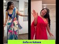 Sofia Ansari Vs Suhana Khan L Girl Desi Model Indian Hot Sexy Short Shorts
