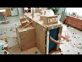 Man Creates Cardboard House For His Child, But Gets Trapped & Never Return