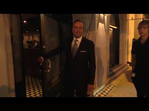 Rick Caruso talks about his daughter Gigi outside Craigs in West Hollywood