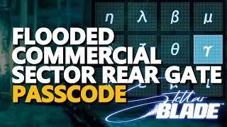 Flooded Commercial Sector Rear Gate Passcode Stellar Blade