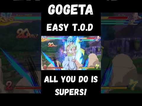 EASY Gogeta T.O.D #dbfz #shorts #gogeta #tod