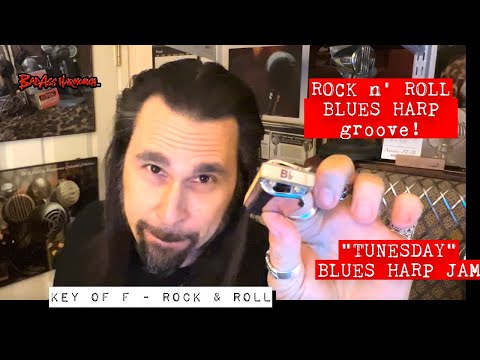 How To Not Suck with a Rock and roll Harp Jam! 🎵🎵  Blues Harmonica Jam  - Harp Licks  - Tunesday 88