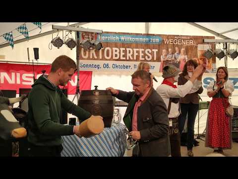 Oktoberfest Fassanstich - Autohaus Wegener in Nauen. 06.10.2019