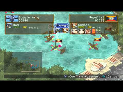 Suikoden V 033 - Navy Battle At Hatred Fortress