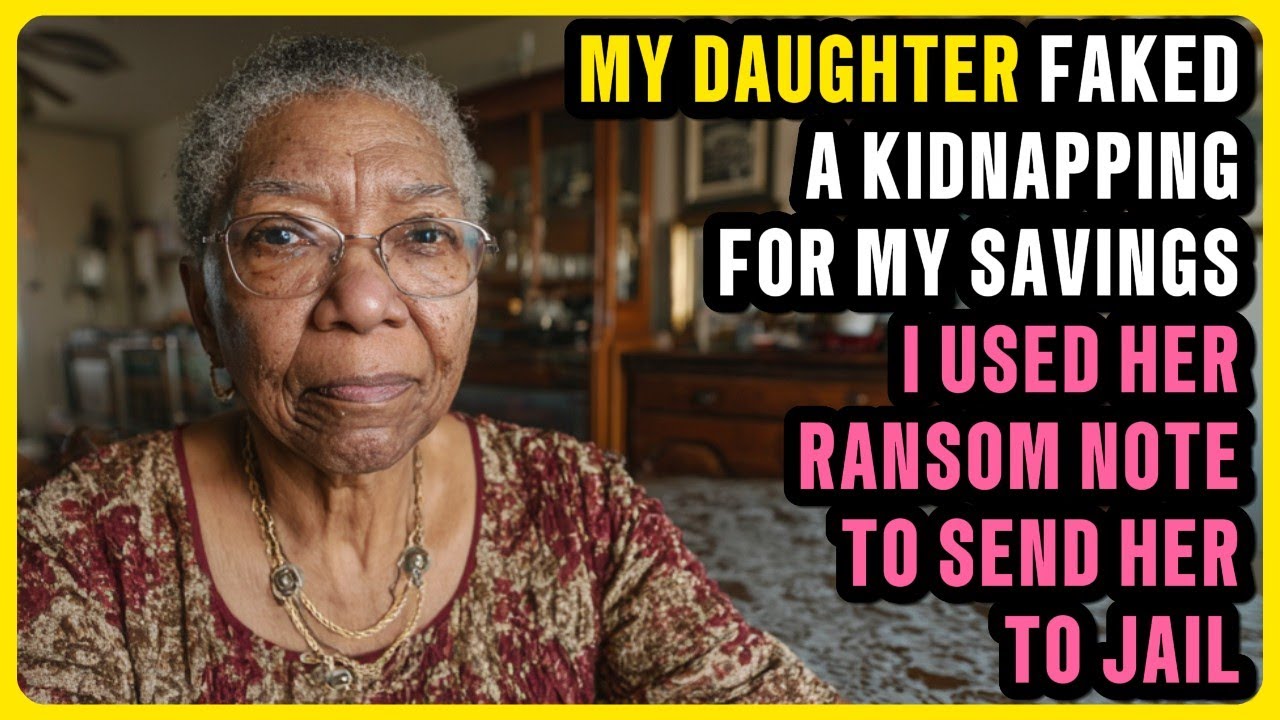 My Daughter Faked a Kidnapping for My Savings Then I used Her Ransom Note to Send Her to Jail