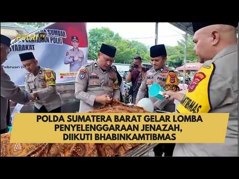 POLDA SUMATERA BARAT GELAR LOMBA PENYELENGGARAAN JENAZAH, DIIKUTI BHABINKAMTIBMAS