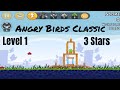 Angry Birds Classic HD Poached Eggs Level 1 3 Star Walkthrough IOS Android