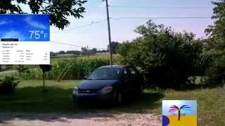 preview picture of video 'Weather Share - July 14, 2014 - Monticello, IN'