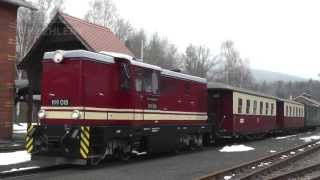 preview picture of video 'Žitavská úzkorozchodná železnice 2013 - Zittauer Schmalspurbahn - Lokomotiva 199 018'