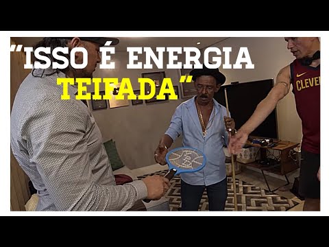 Tiringa levando CHOQUE de raquete KKKKK