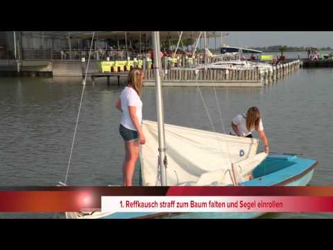 Segelschule Neusiedl - Segel bergen