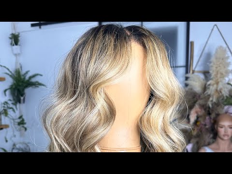 Creating Face Framing Layers on a Glulesa Wig