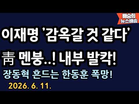 이재명 징역 50년 예상? [배승희 뉴스배송 장예찬 출연]