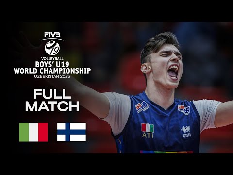 Italy vs. Finland - Classificationn 5-8 | Boys' U19 World Champs 2025 - Full Match