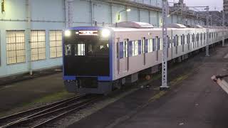 （手振れ注意・ポイント部分音量注意・警笛あり・鉄道）都営三田線新型車両6500系6501F志村車両検車場構内試運転後車庫入れその1　2020．12．04