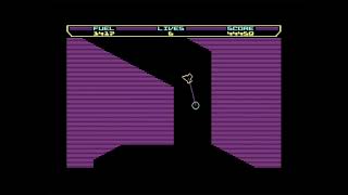 C64 Thrust chill gameplay with Deep House Chill Mix music.