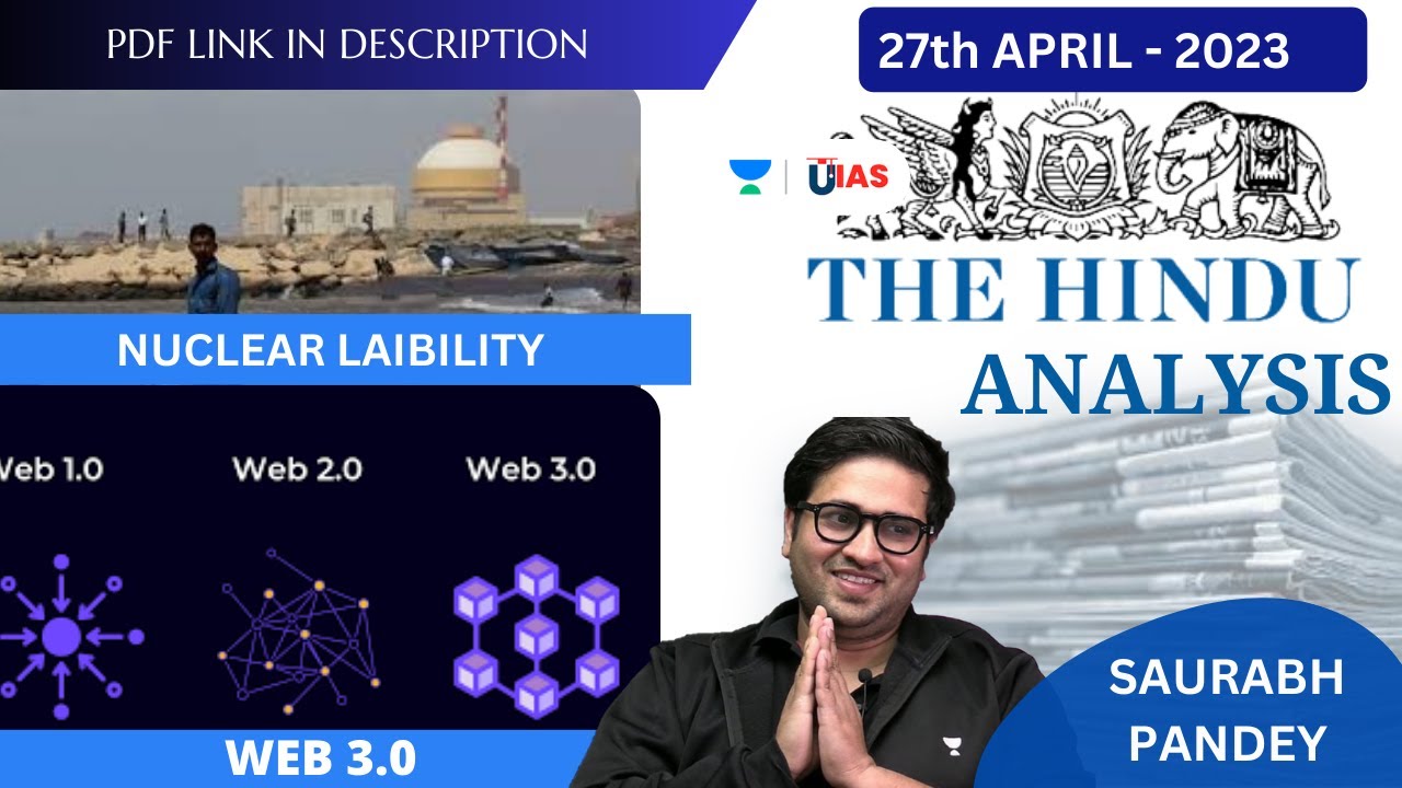 The Hindu Newspaper Editorial Analysis | 27th April 2023 | U IAS I Saurabh Pandey #thehinduanalysis