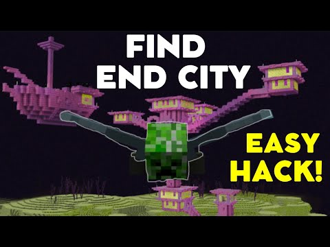 The SECRET to Finding End City EASILY!  (How to find End City in Minecraft ) | Bedrock & Java