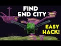 The SECRET to Finding End City EASILY!  (How to find End City in Minecraft ) | Bedrock & Java