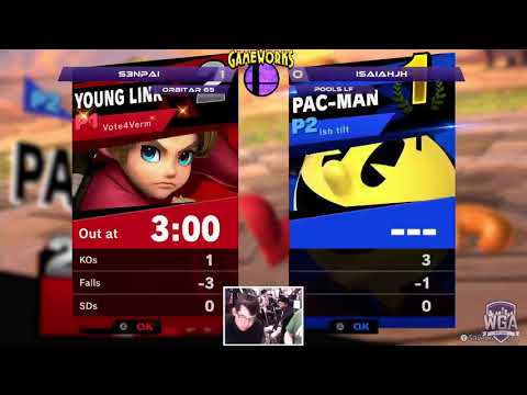 S3NPAI (Young Link) vs. IsaiahJH (Pac-Man) - Orbitar 65 - Pools