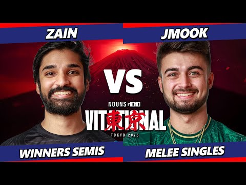 Nounsvitational 2025 TOP 8 - Jmook (Sheik) Vs. Zain (Marth) Smash Melee - SSBM