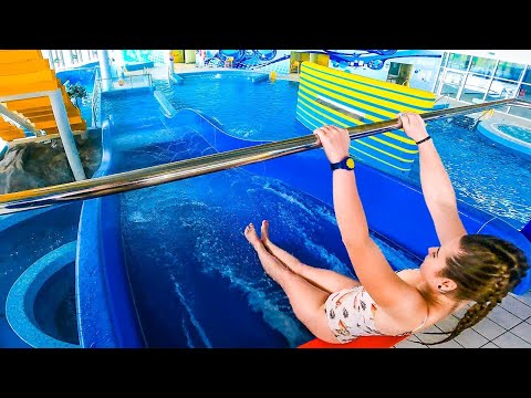 Family Water Slide at Aquapark Kutno