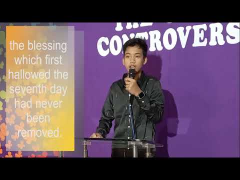 "THE GREAT CONTROVERSY" (Day 5 - Russ Jayson Torres)