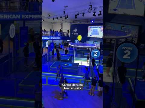 Bring your Amex Card to the US Open to do THIS! #shorts