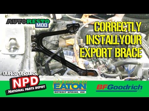 How To Install a Mustang Export Brace Episode 299 Autorestomod