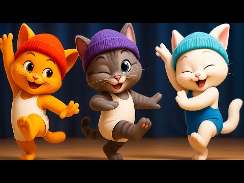 Dudi Dudi Dam Dam Dance 2 | Dodi Dodi Dum Dum Kids Dance | Funny Kitten Kids Videos | Baby Rhymes