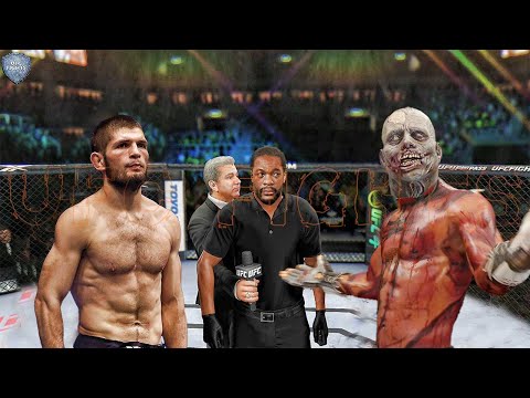 Khabib Nurmagomedov vs Zombie Match UFC Fights