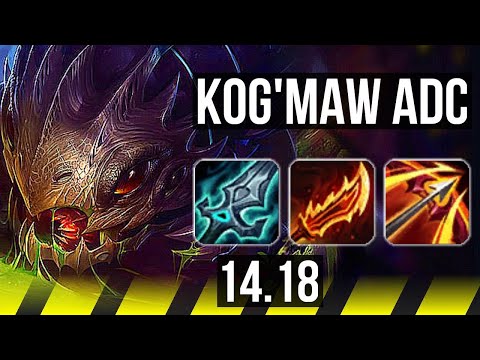 KOG'MAW & Nami vs ZIGGS & Zilean (ADC) | 900+ games, 18/5/8, Dominating | EUW Diamond | 14.18