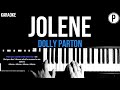 Dolly Parton - Jolene Karaoke Slowed Acoustic Piano Instrumental Cover Lyrics