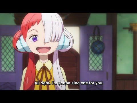 Uta sang for luffy One-piece . "where the wind blows" .