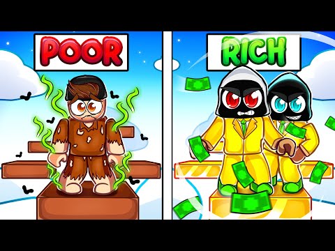 RICH VS POOR Obby With RoBros! (Roblox)