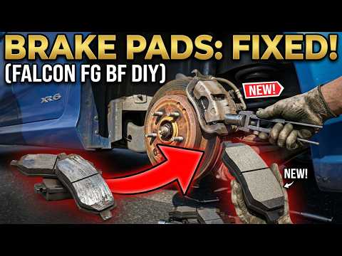 Replacing Rear Brake Pads on a Ford Falcon | Full Tutorial! (FG BF)