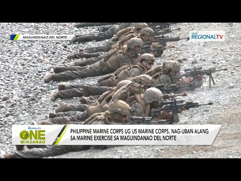 One Mindanao: Marine exercise sa Maguindanao Del Norte