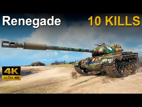 M54 Renegade ● 10 KILLS ● World of Tanks ● Wot replay 4K 60fps