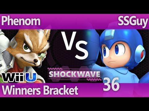 SW 36 Wii U - Phenom (Fox, Greninja) vs SSGuy (MegaMan) - Winners Bracket