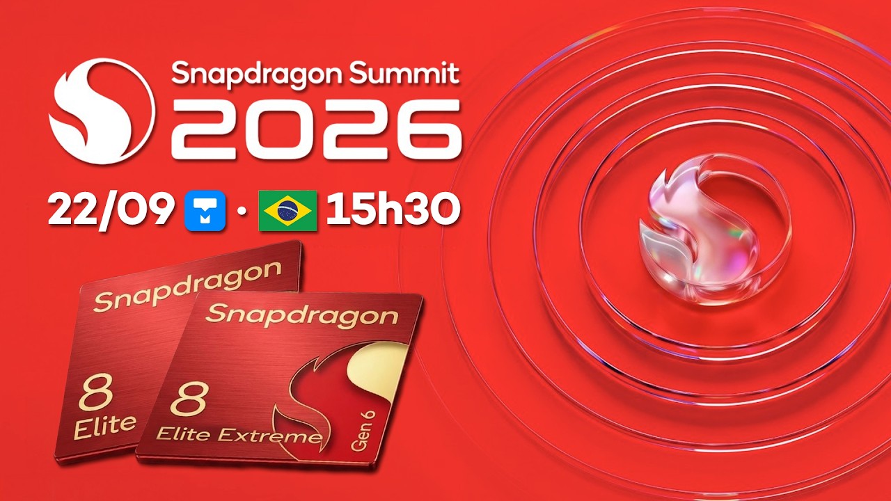 EVENTO da Qualcomm AO VIVO – PT-BR Tradução simultânea – Snapdragon 8 Elite EXTREME Gen 6 e mais!
