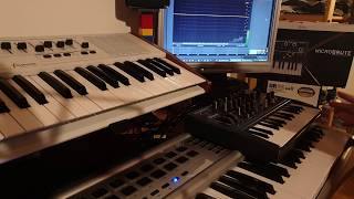 Video thumbnail for Bruno Mars - “24K Magic” Synth Bass Cover (Arturia Microbrute) by Testoh Toby