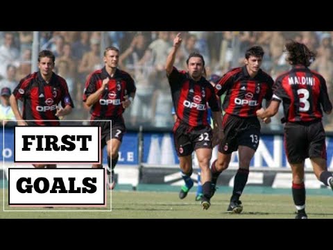 Cristian Brocchi first goal for AC MILAN in SERIE A 2001/2002 #viral #milan #shorts