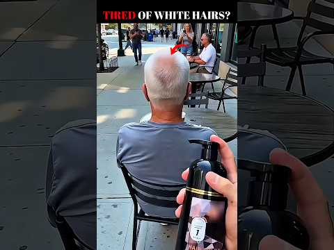 This Shampoo Makes White Hair Look Black!