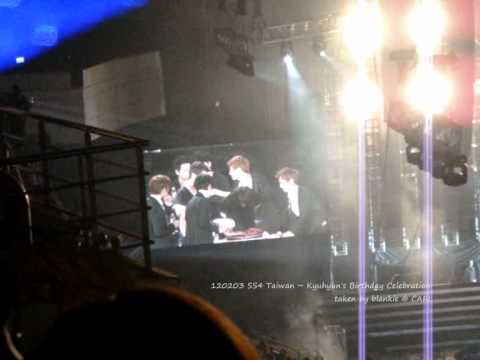 120203 SS4 Taiwan - Kyuhyun's Birthday Celebration