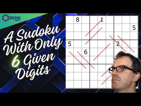 A Sudoku With Only 6 Given Digits