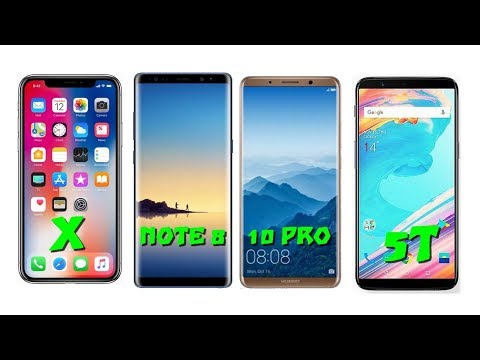 Iphone X vs Mate 10 Pro vs Note 8 vs Oneplus 5T