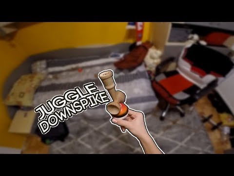 KENDAMA TUTORIAL JUGGLE DOWNSPIKE  IN ROMANA - INTERMEDIARI